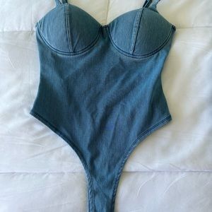 JLUXLABLE Orion Bustier Body Suite from Nat & Liv Collection